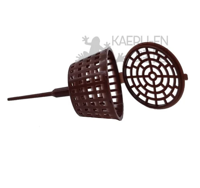 10 Contenedor de abono con tapa 4.5cm para Bonsai