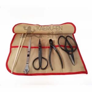 Estuche de herramientas para bonsái (completo)