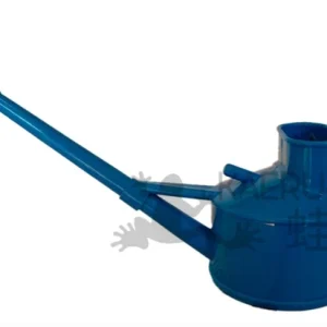 Regadera 0.9L azul con roseta metálica