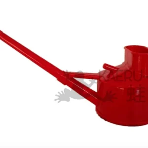 Regadera 0.9L rojo con roseta metálica