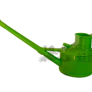 Regadera 0.9L verde con roseta de metal