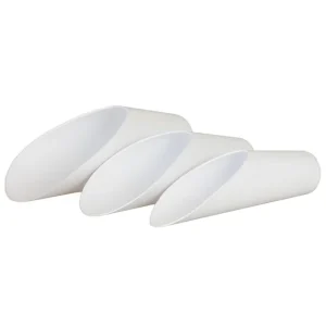 Juego de 3 palas cónicas de plástico