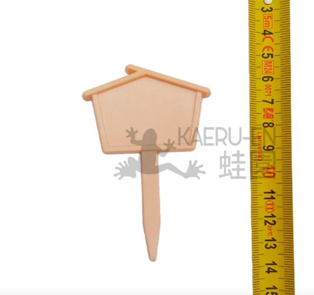 Piqueta plástico casa mediana (6 unidades)