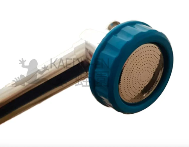 Lanza de riego metálica con grifo 350 mm - Imagen 2