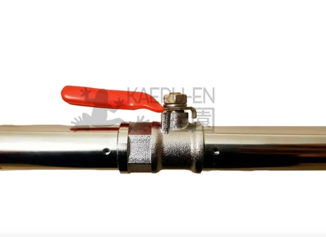 Lanza de riego metálica con grifo 350 mm - Imagen 3