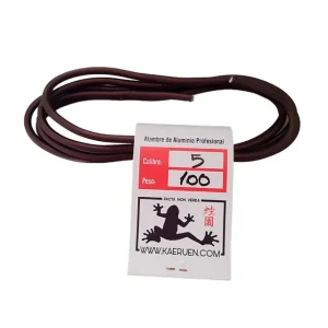 Alambre 5mm de aluminio 100gr para Bonsai