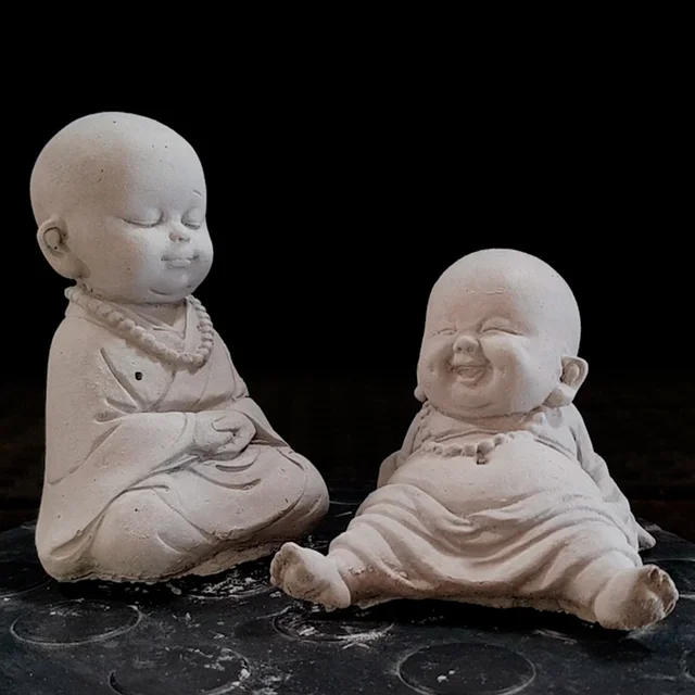 Pack 2 Baby Budas – “Manazashi & Warai”